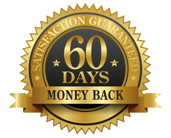 60-days money back guarantee